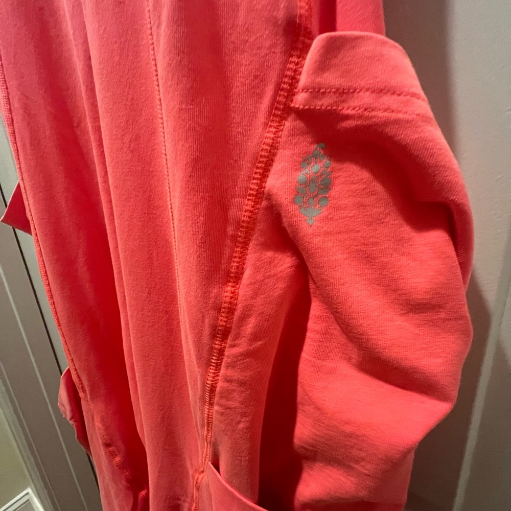 Free People Infinity Onesie Neon Coral XS